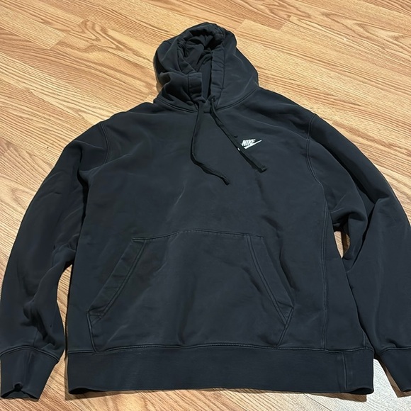 Men’s Large Nike Sportswear Club Fleece pullover hoodie- black - Picture 1 of 4